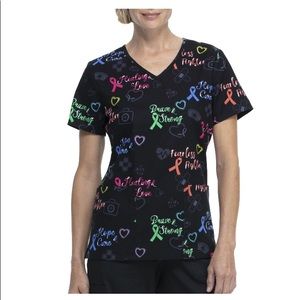 Scrubstar Women's "All Awareness" V-Neck Scrub Top